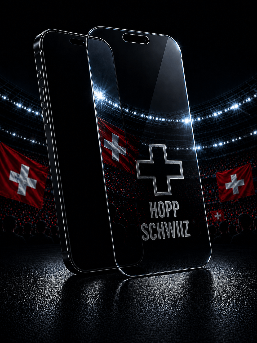 SUISSE EDITION - Graviertes Schutzglas