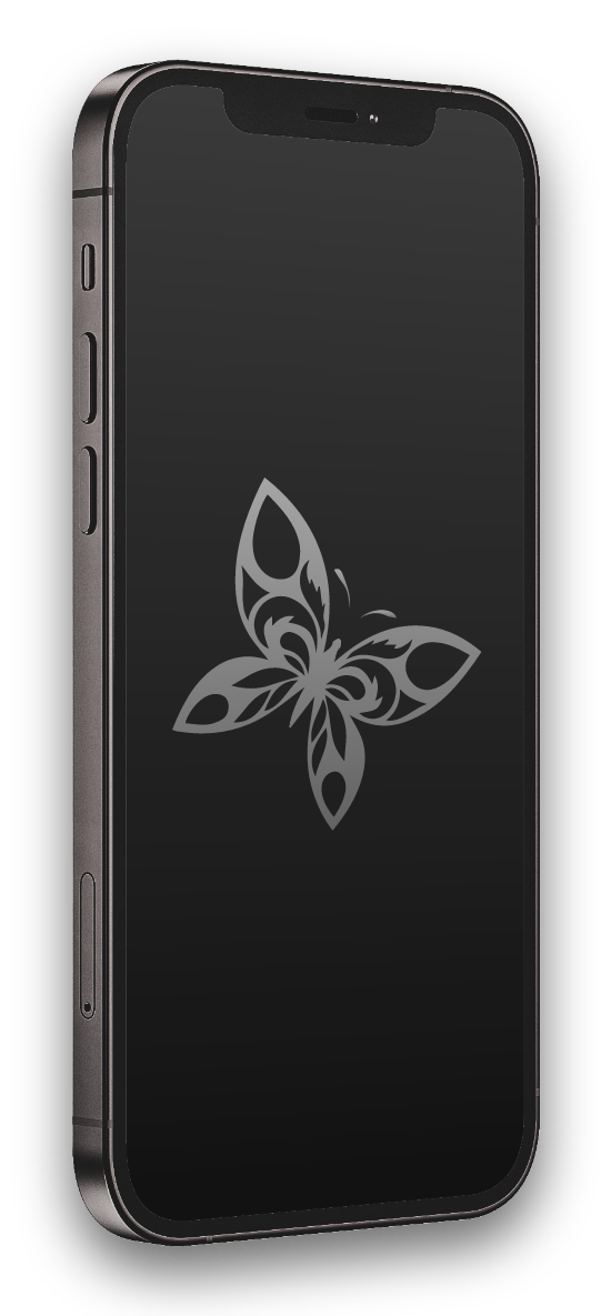 Custom screen protector - Tempered Glass - Butterfly – falcon-shield